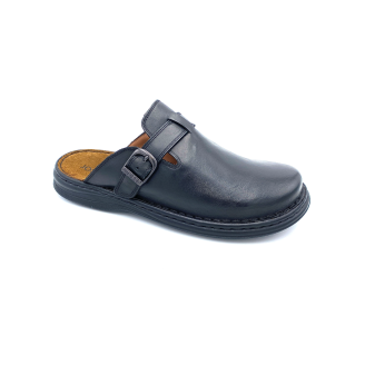 mule cuir madrid cuir noir