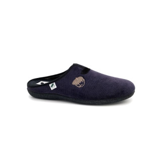 mule hule textile noir