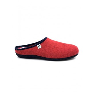 mule héron feutre rouge