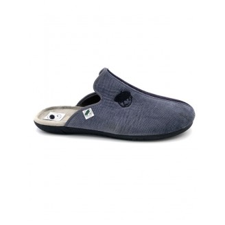 mule humer textile gris