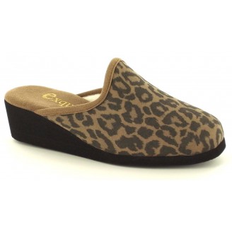 chausson mule alcantara multi